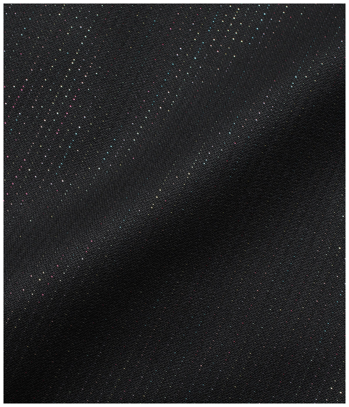 DORMEUIL / GLITTER SINGLE BREASTED JACKET (TYPE-5)【BLACK】