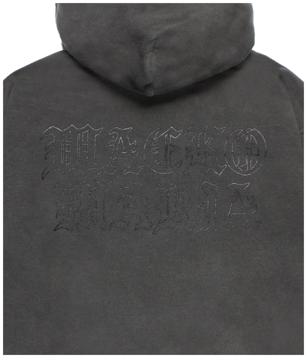 WASHED HEAVY WEIGHT ZIP HOODED SWEAT SHIRT【GRAY】