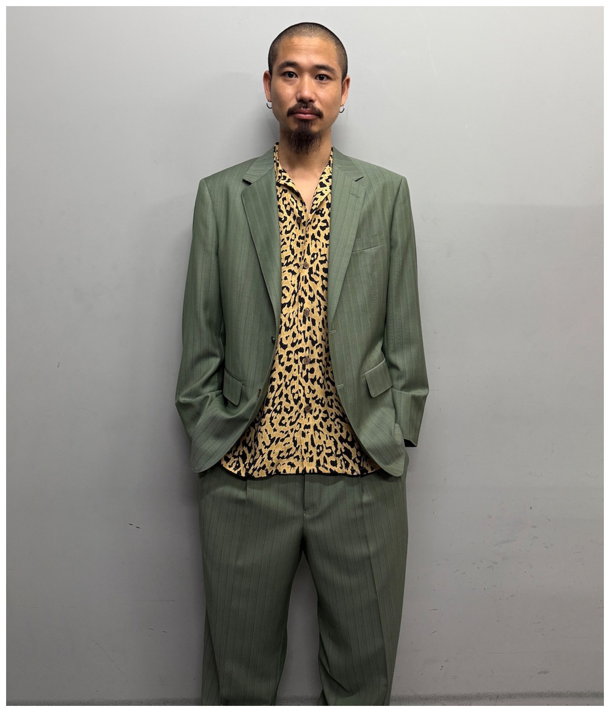 DORMEUIL / SINGLE BREASTED JACKET (TYPE-3)【L-GREEN】｜WACKO MARIA