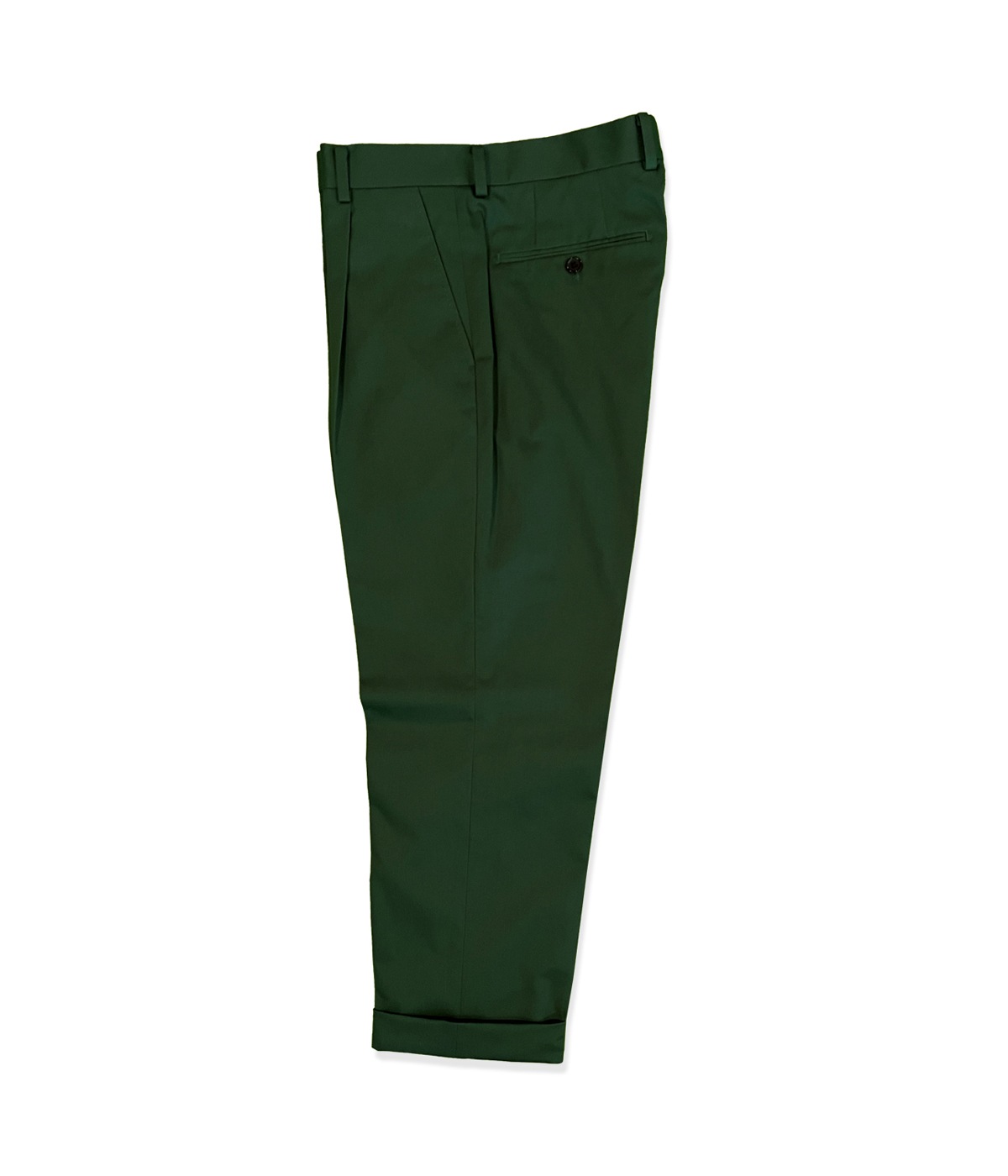 PLEATED TROUSERS (TYPE-2)【GREEN】