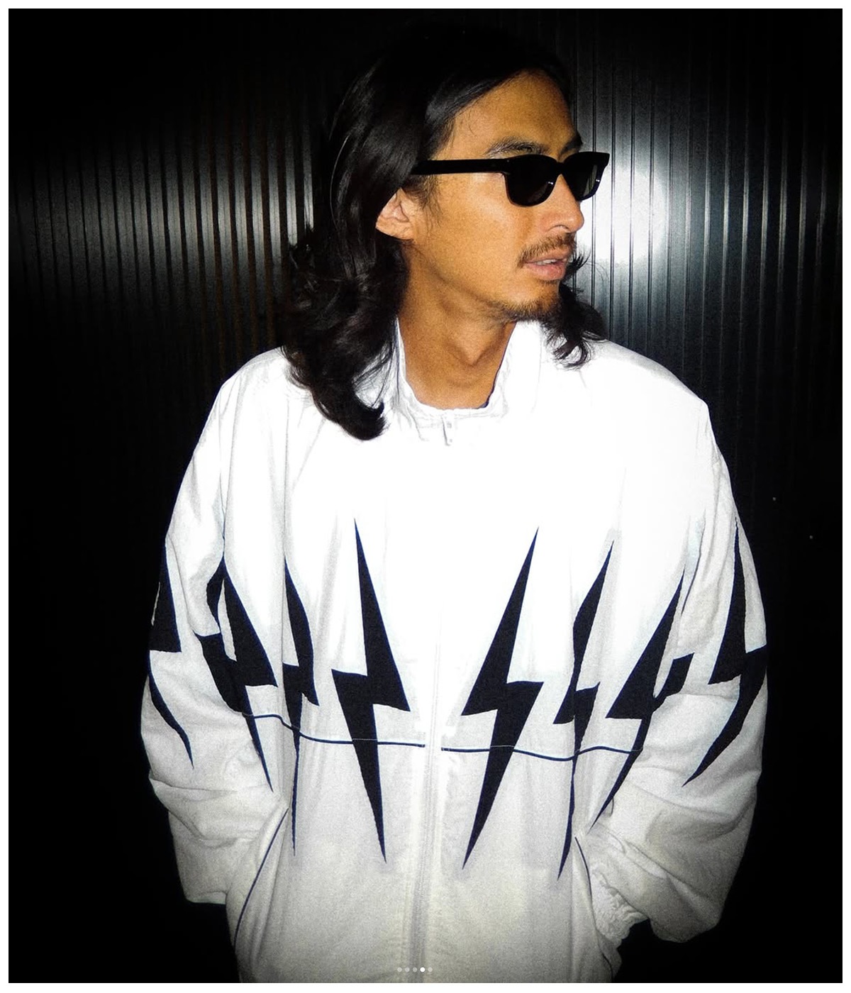 TRACK JACKET (TYPE-3)【WHITE-BLACK】