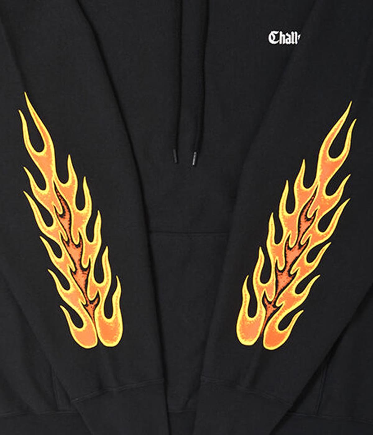 CHALLENGER FLAMES HOODIE  カラーブルー