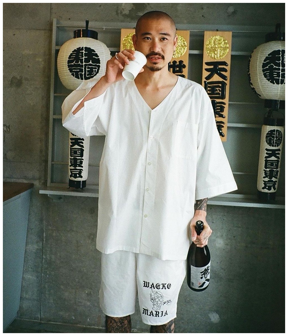 WACKO MARIA 56 TATTOO STUDIO ダボシャツ WACKO MARIA (ワコマリア) 56 TATTOO STUDIO / DABO SHIRT
