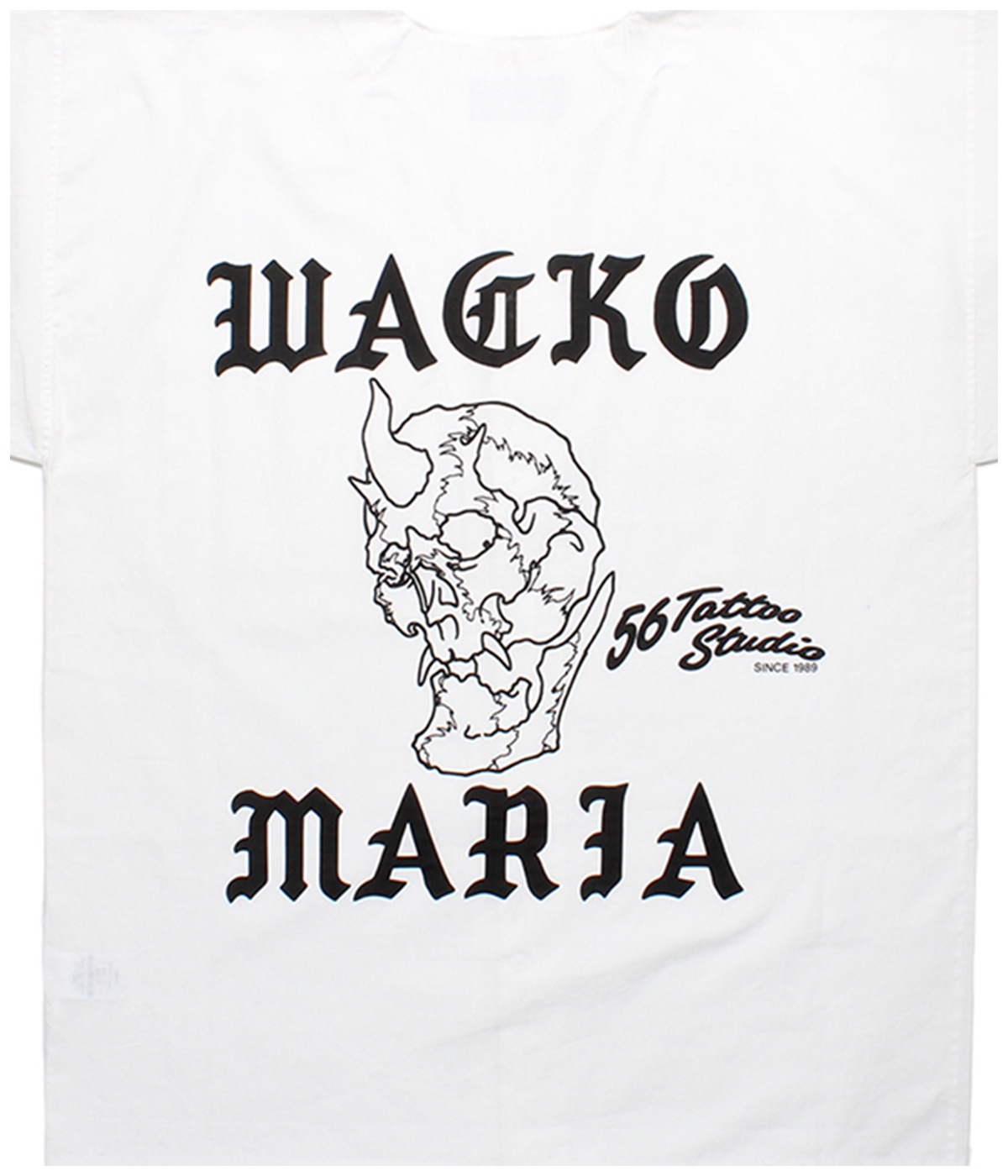 56 Tattoo Studio ホワイト Tシャツ ワコマリアx 56 タトゥースタジオより最新のコラボアイテムが