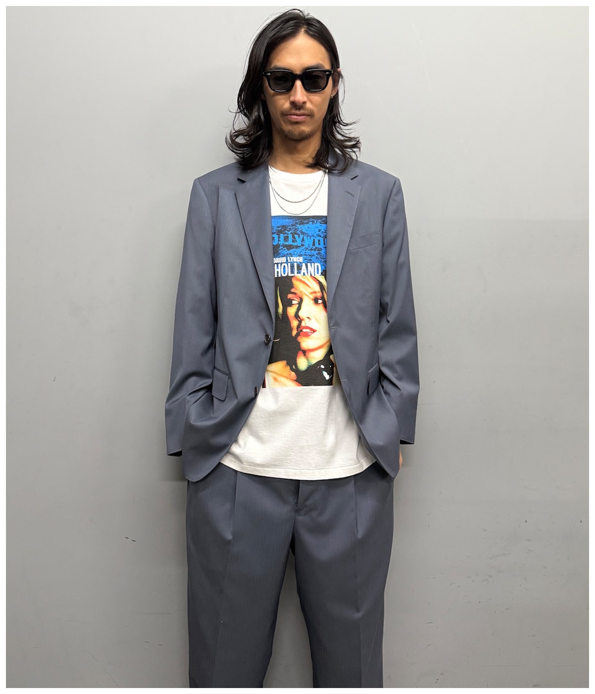 ワコマリアLORO PIANA PLEATED TROUSERS LORO PIANA / PLEATED TROUSERS (TYPE-1)【L-BLUE】｜WACKO MARIA