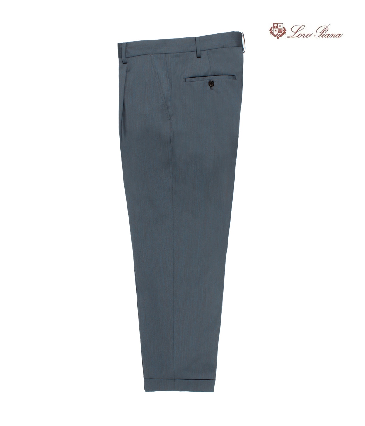 スーツ WACKO MARIA PLEATED TROUSERS LORO PIANA LORO PIANA / PLEATED TROUSERS (TYPE-1)【L-BLUE】｜WACKO MARIA