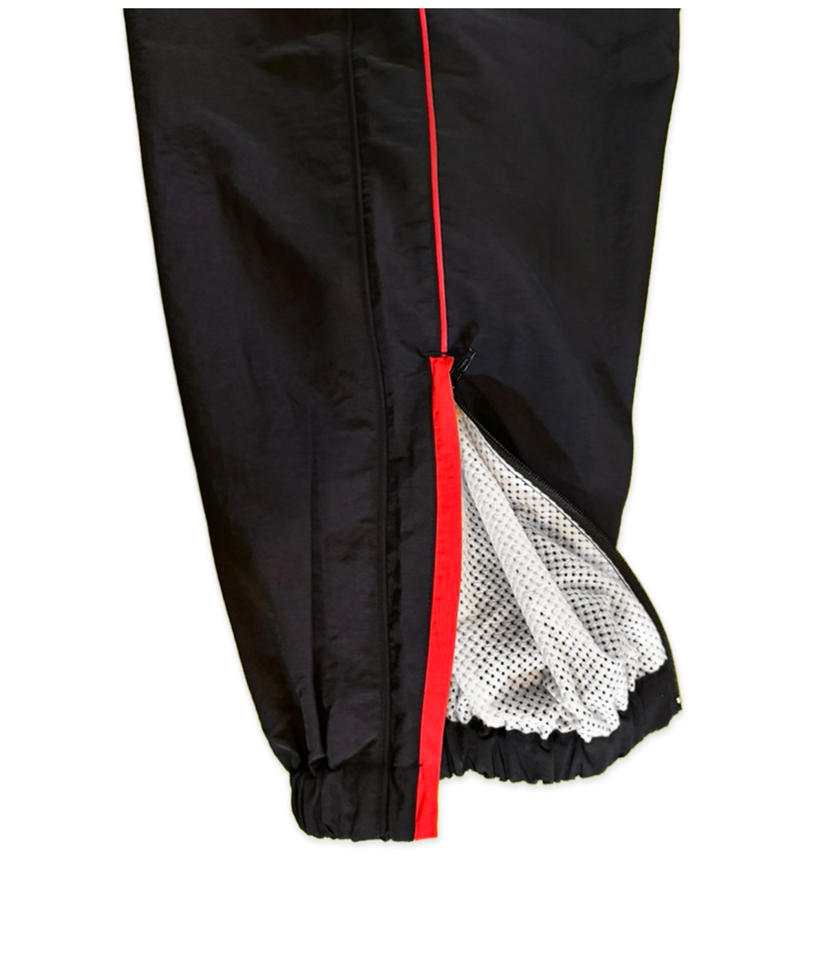 TRACK PANTS (TYPE-2)【BLACK-RED】