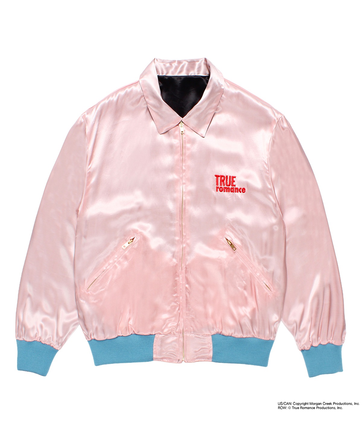 WACKO MARIA スカジャン ピンク TRUE ROMANCE / REVERSIBLE SKA JACKET (TYPE-2)【BLACK-PINK】｜WACKO