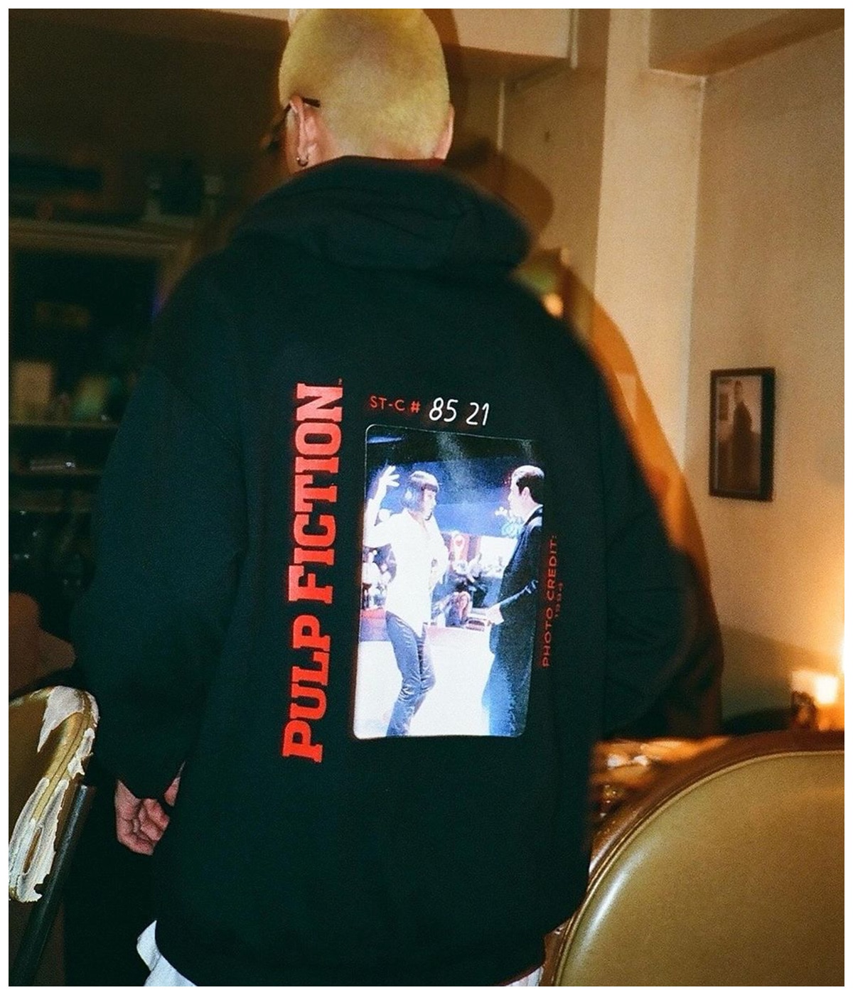 PULP FICTION / HOODED SWEAT SHIRT (TYPE-3)【BLACK】｜WACKO MARIA