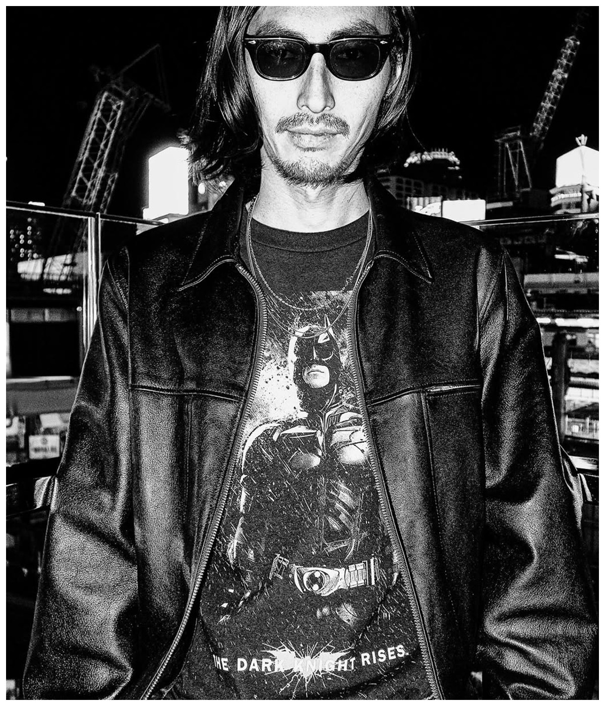 THE DARK KNIGHT TRILOGY / T-SHIRT (TYPE-6)【BLACK】｜WACKO MARIA