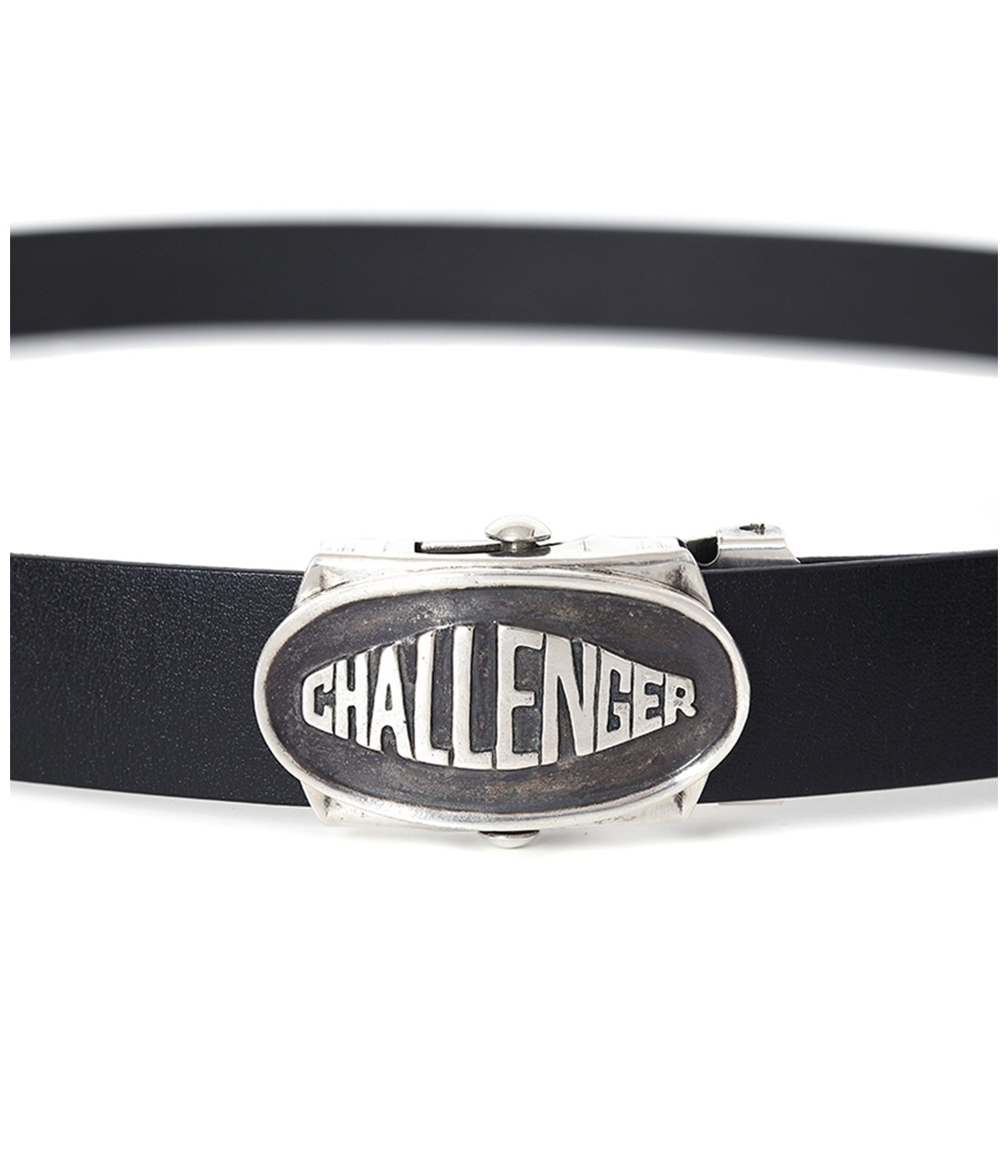 LOGO LEATHER BELT【BLACK】