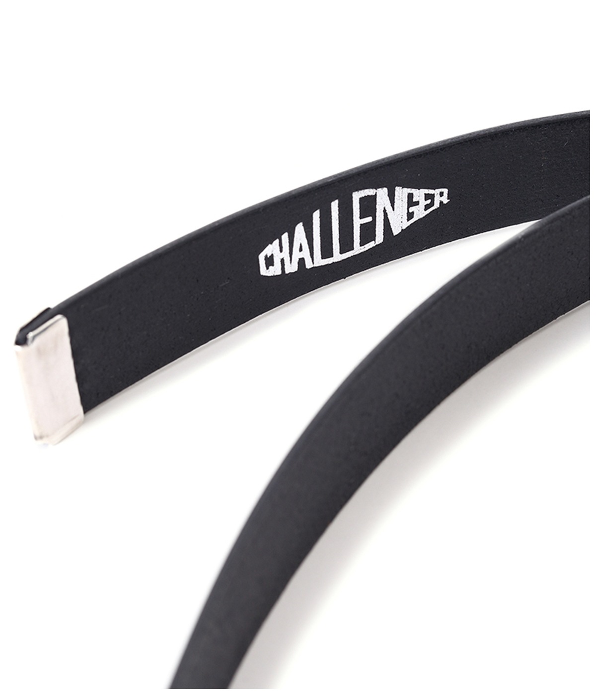 LOGO LEATHER BELT【BLACK】