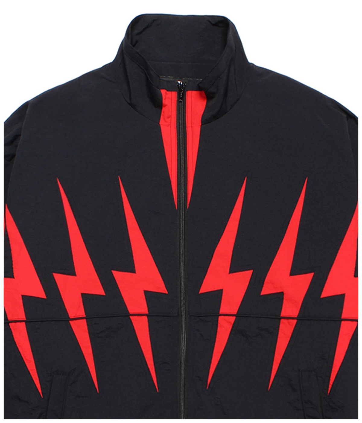 TRACK JACKET (TYPE-2)【BLACK-RED】