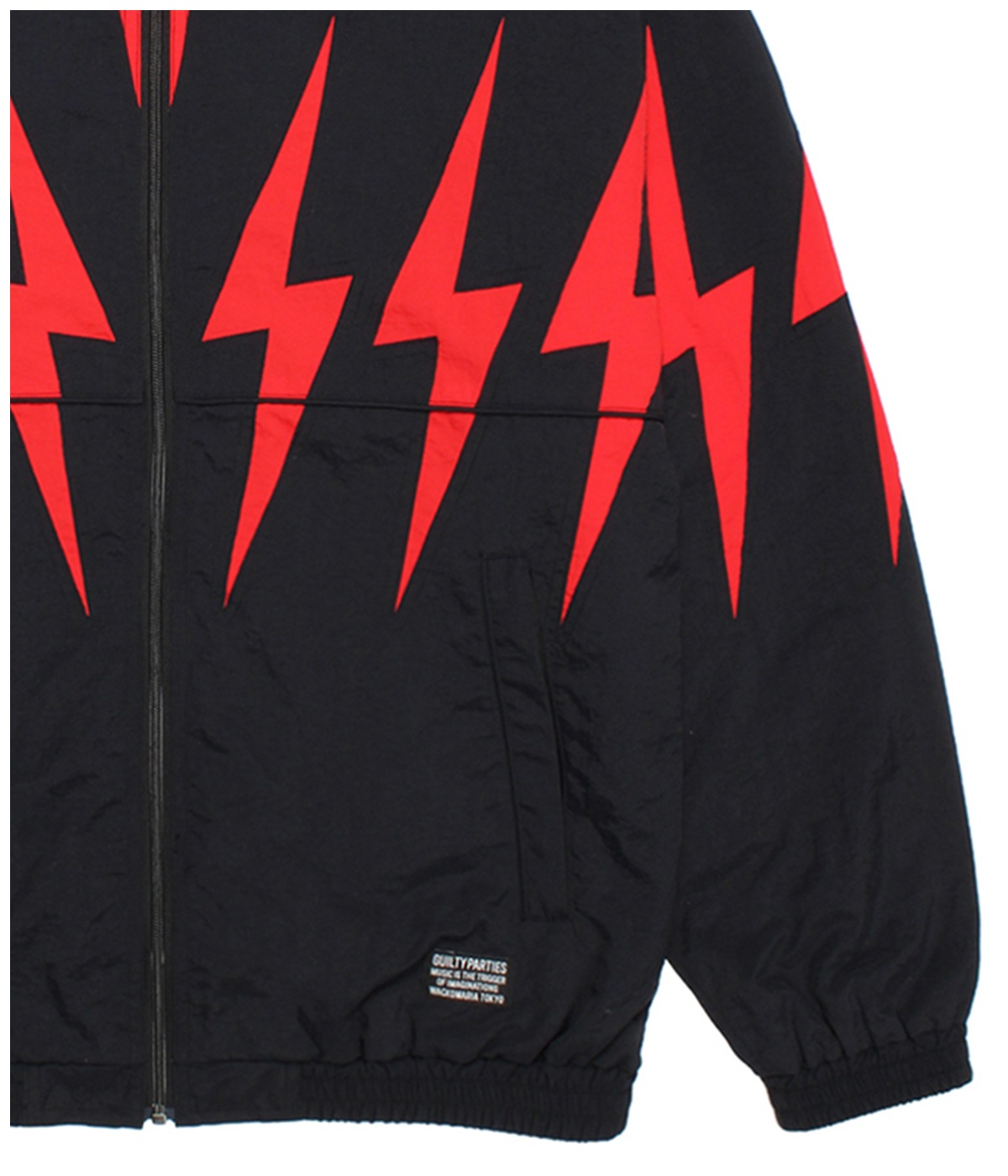 TRACK JACKET (TYPE-2)【BLACK-RED】