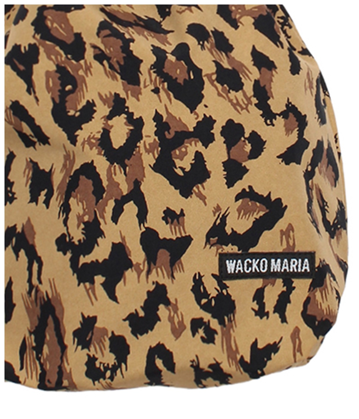 LEOPARD DRAWSTRING POUCH【BEIGE】｜WACKO MARIA｜MELTING POT（正規
