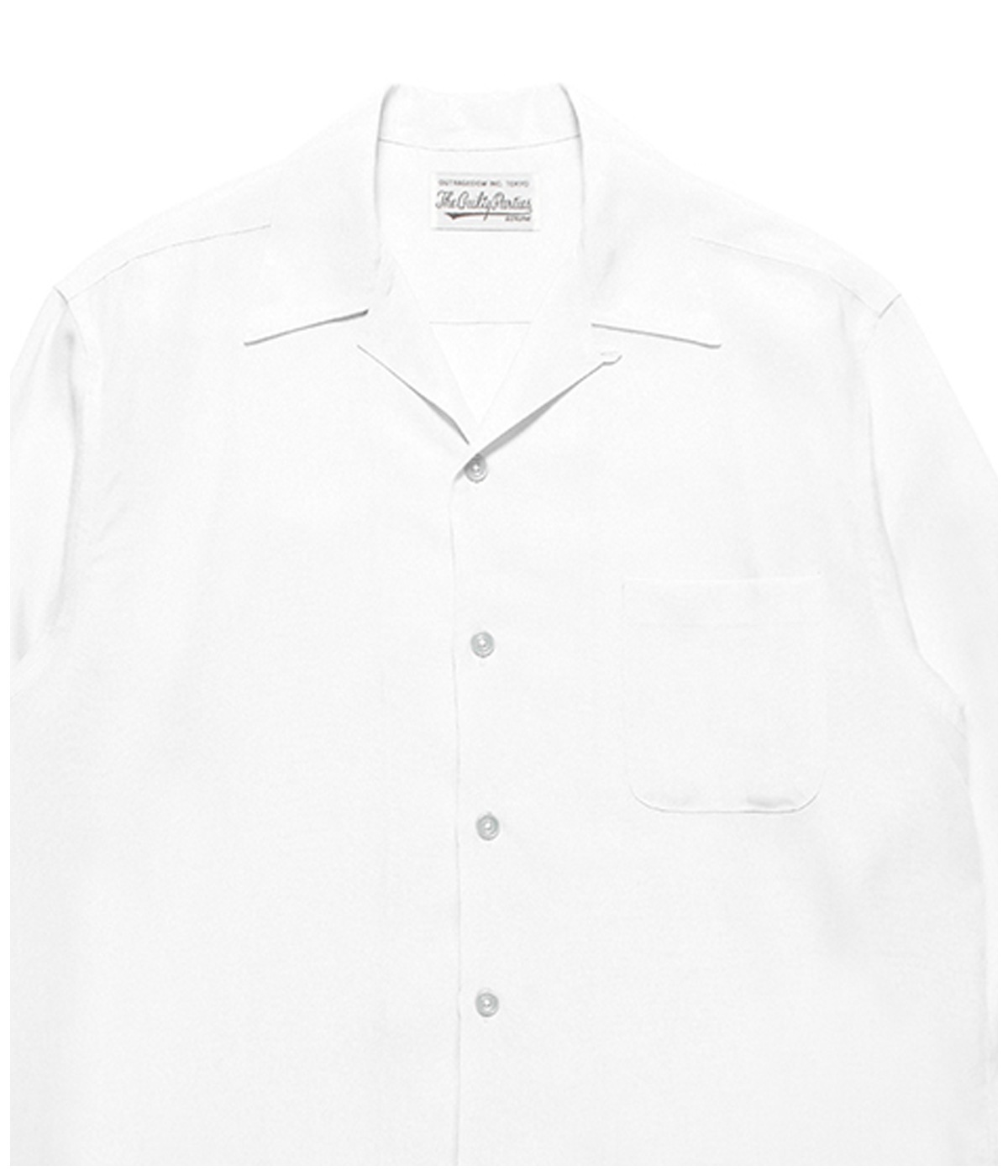 50'S OPEN COLLAR SHIRT (TYPE-1)【WHITE】｜WACKO MARIA｜MELTING POT