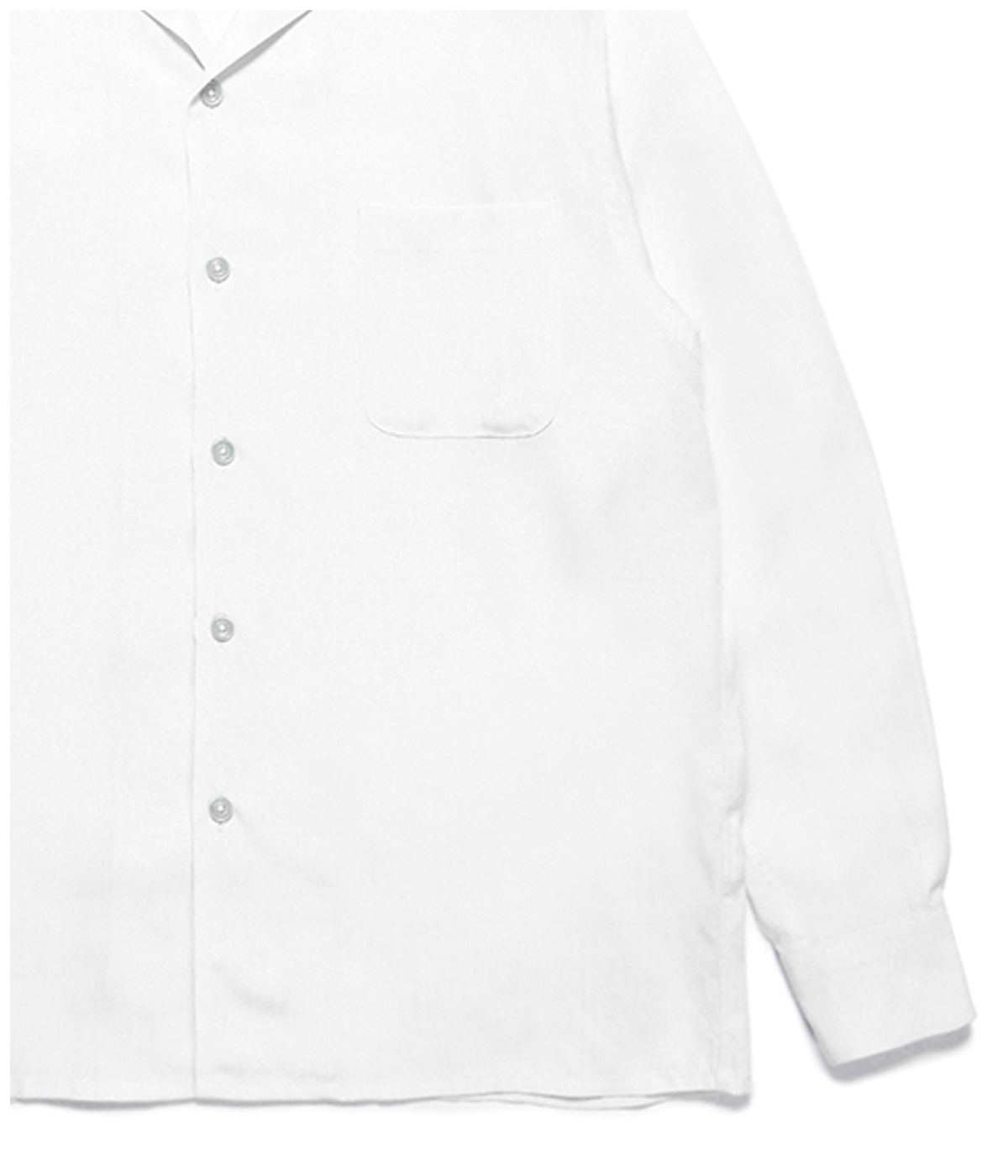 50'S OPEN COLLAR SHIRT (TYPE-1)【WHITE】｜WACKO MARIA｜MELTING POT