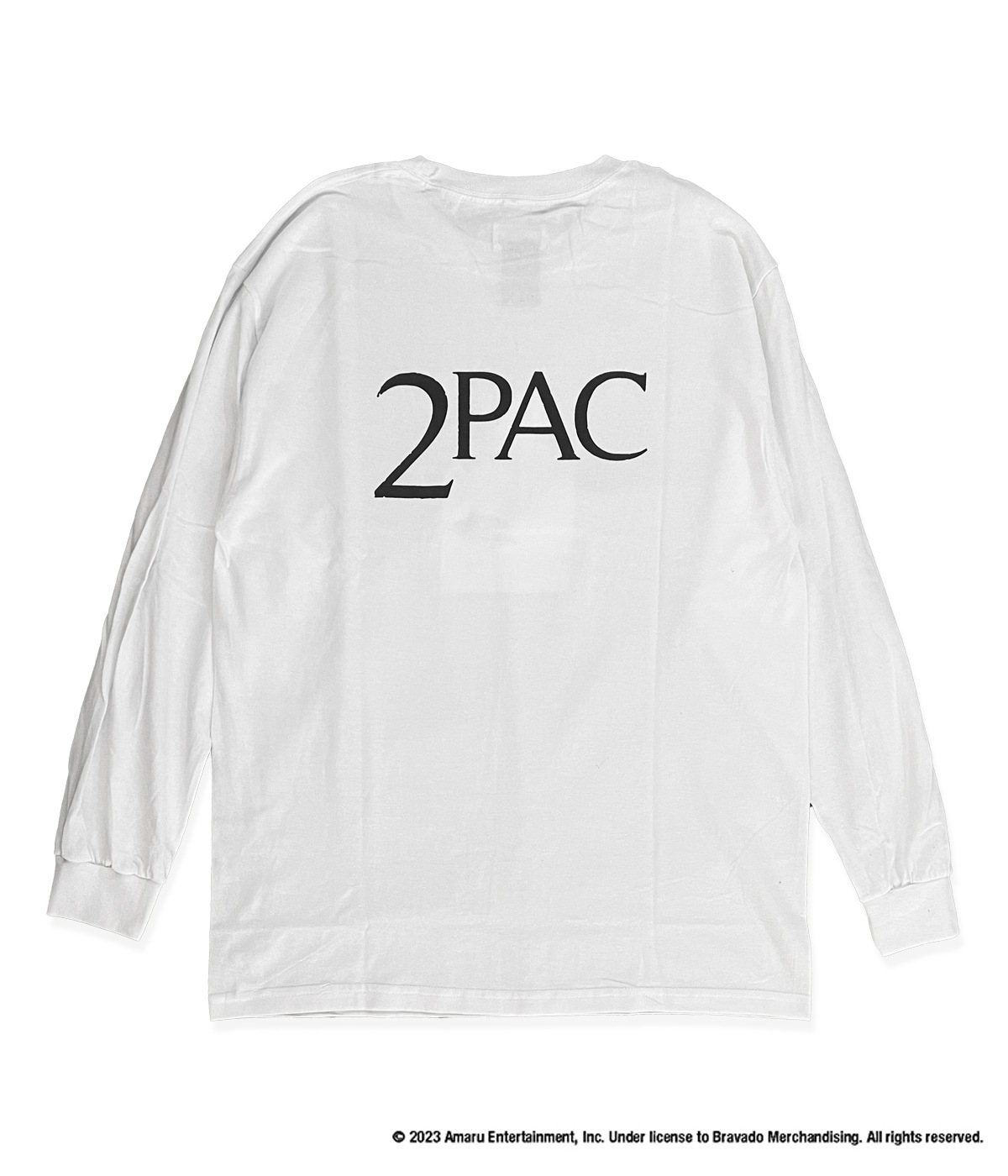 2PAC / CREW NECK LONG SLEEVE T-SHIRT【WHITE】｜WACKO MARIA