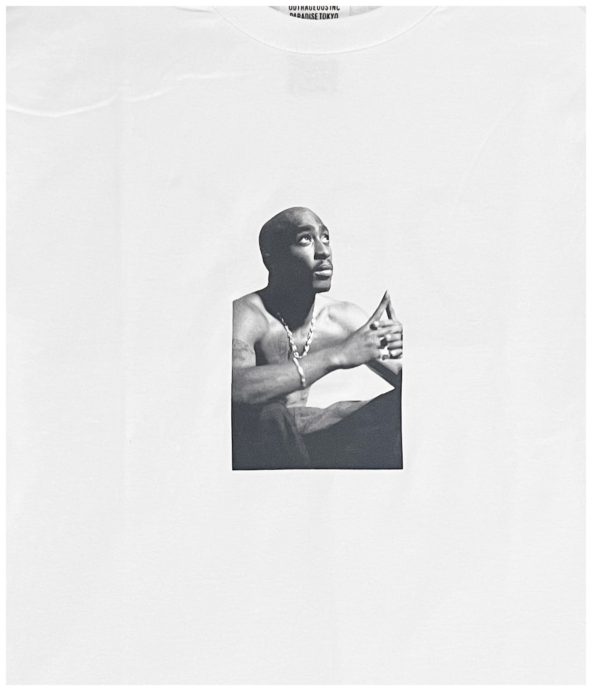 2PAC / CREW NECK LONG SLEEVE T-SHIRT【WHITE】｜WACKO MARIA