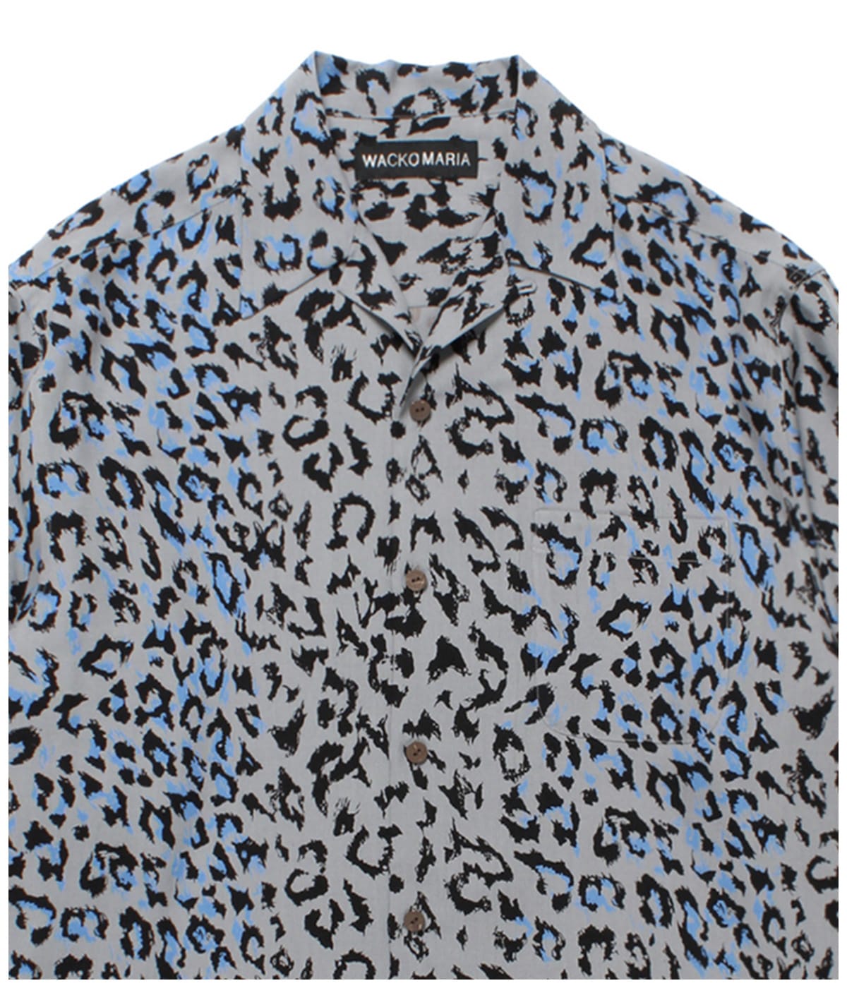 LEOPARD HAWAIIAN SHIRT (TYPE-3)【GRAY】｜WACKO MARIA
