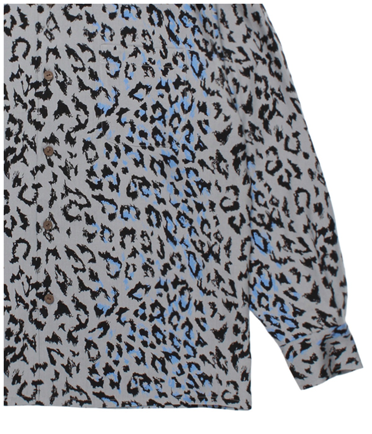 WACKO MARIA LEOPARD HAWAIIAN SHIRT グレー LEOPARD HAWAIIAN SHIRT (TYPE-3)【GRAY】｜WACKO MARIA