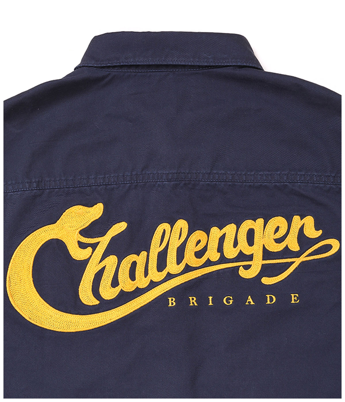 トップス CHALLENGER / SNAKING LOGO WORK SHIRT SNAKING LOGO WORK SHIRT【NAVY】｜CHALLENGER｜MELTING POT（正規取扱