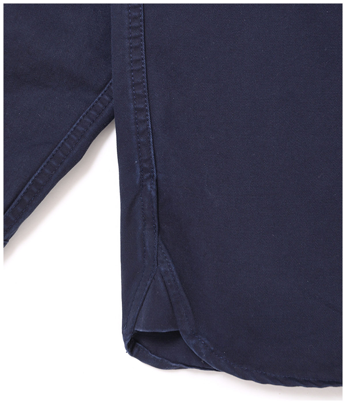 SNAKING LOGO WORK SHIRT【NAVY】