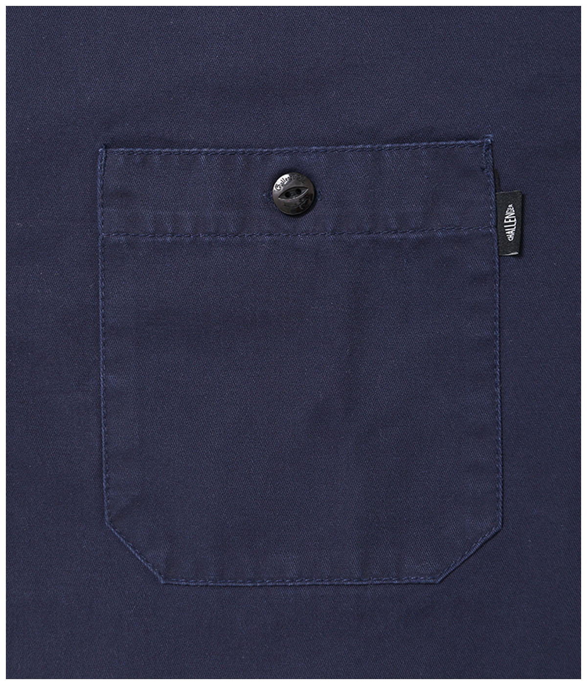 SNAKING LOGO WORK SHIRT【NAVY】｜CHALLENGER｜MELTING POT（正規取扱