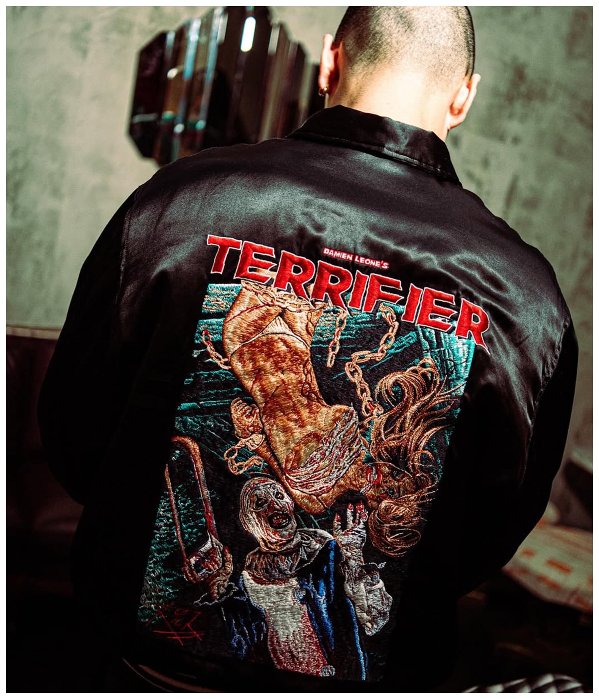 TERRIFIER / SOUVENEIR JACKET【BLACK】