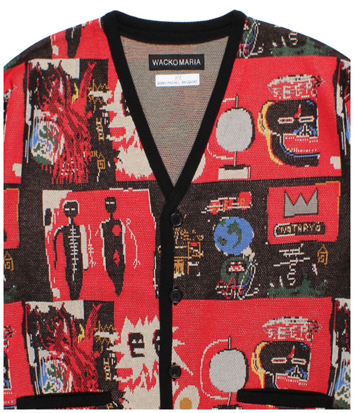 JEAN-MICHEL BASQUIAT / CARDIGAN (TYPE-2)【ONE】