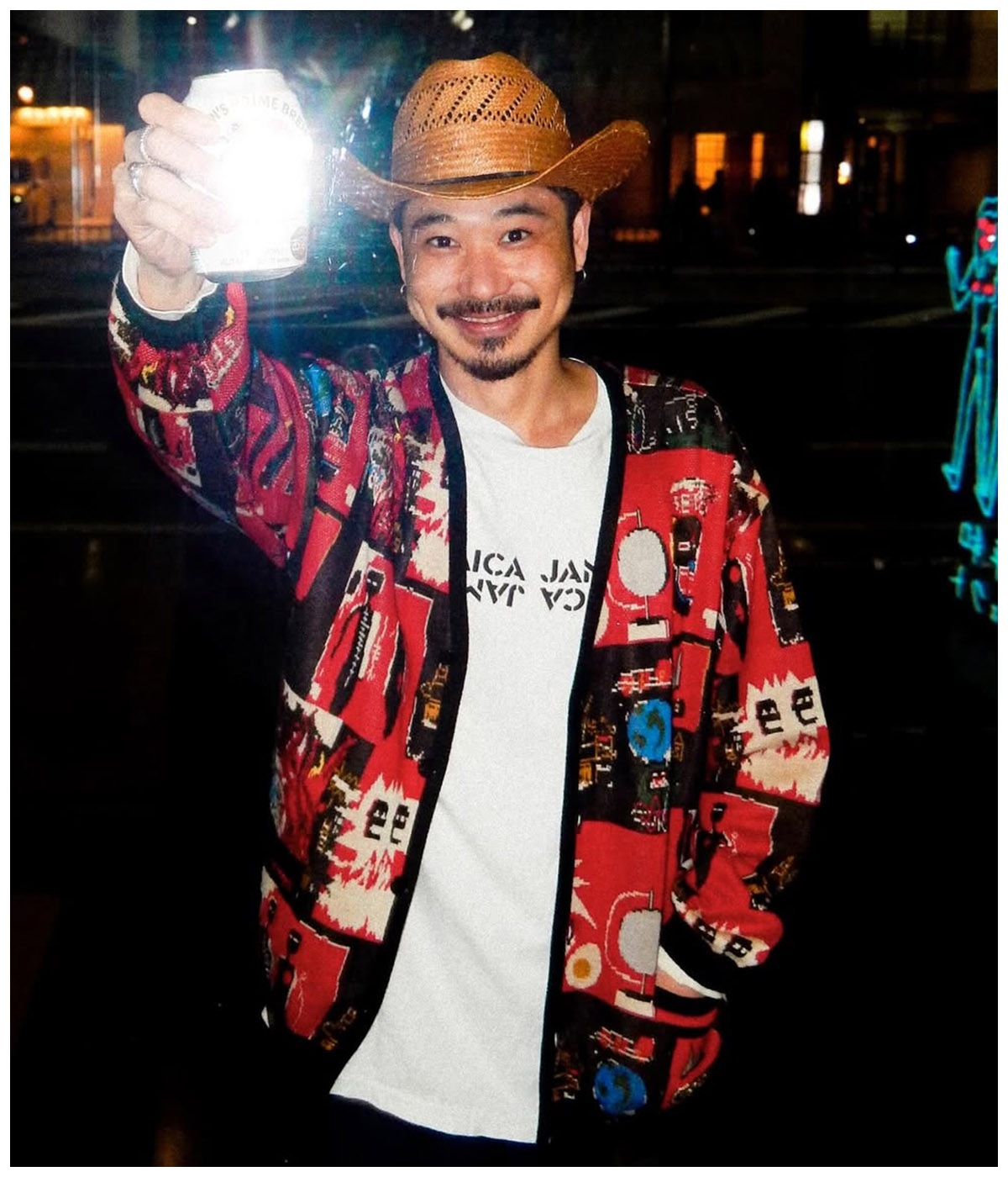 JEAN-MICHEL BASQUIAT / CARDIGAN (TYPE-2)【ONE】