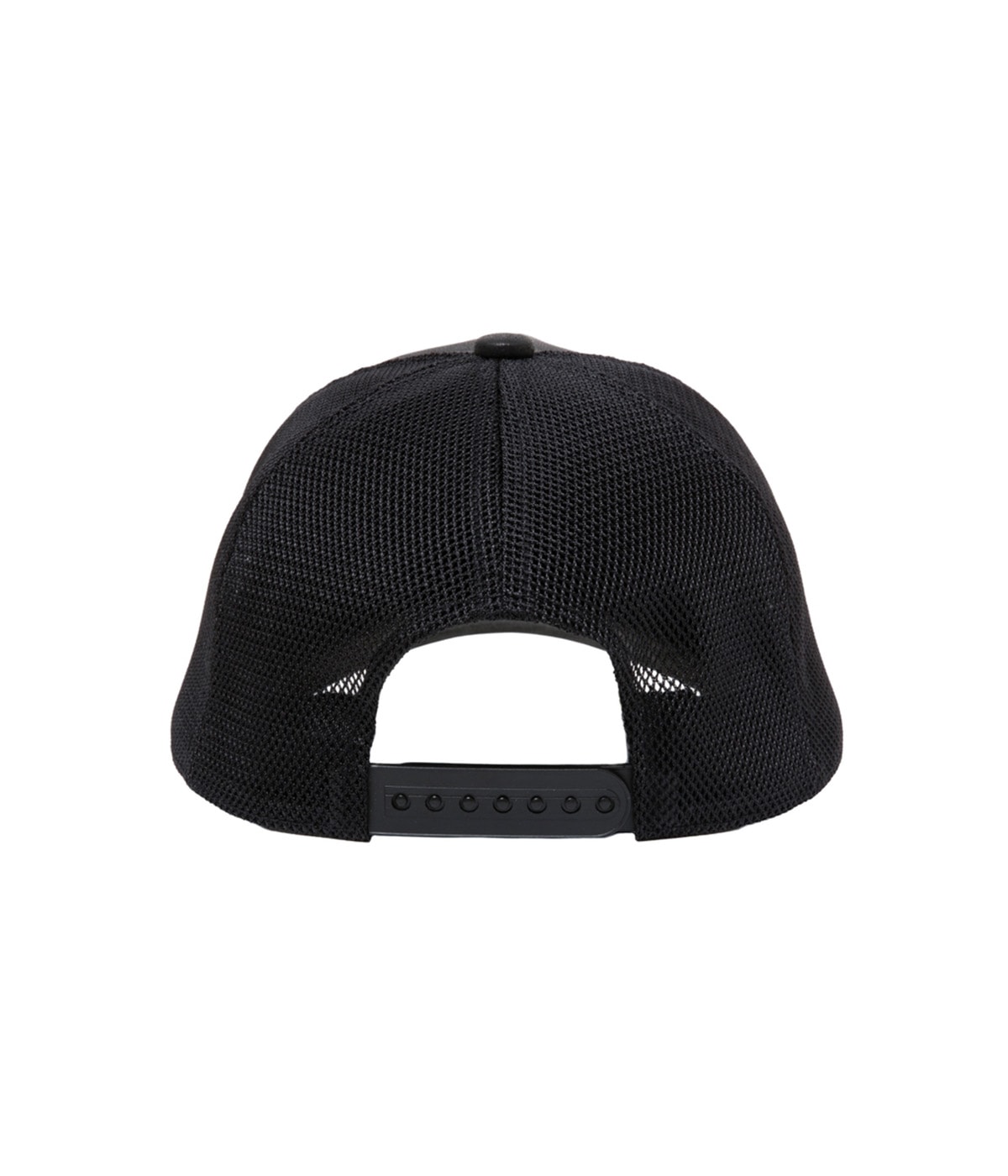 Sheep Leather 5 Panel Mesh Cap【BLACK】
