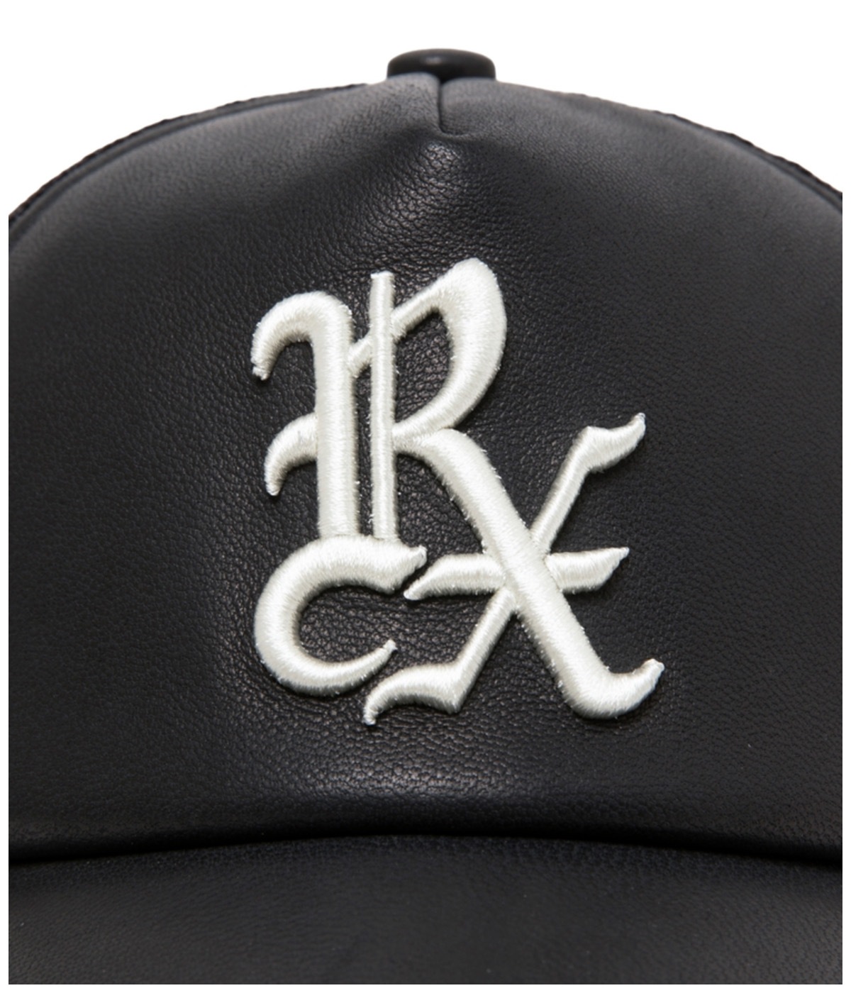 Sheep Leather 5 Panel Mesh Cap【BLACK】｜Antidote BUYERS CLUB
