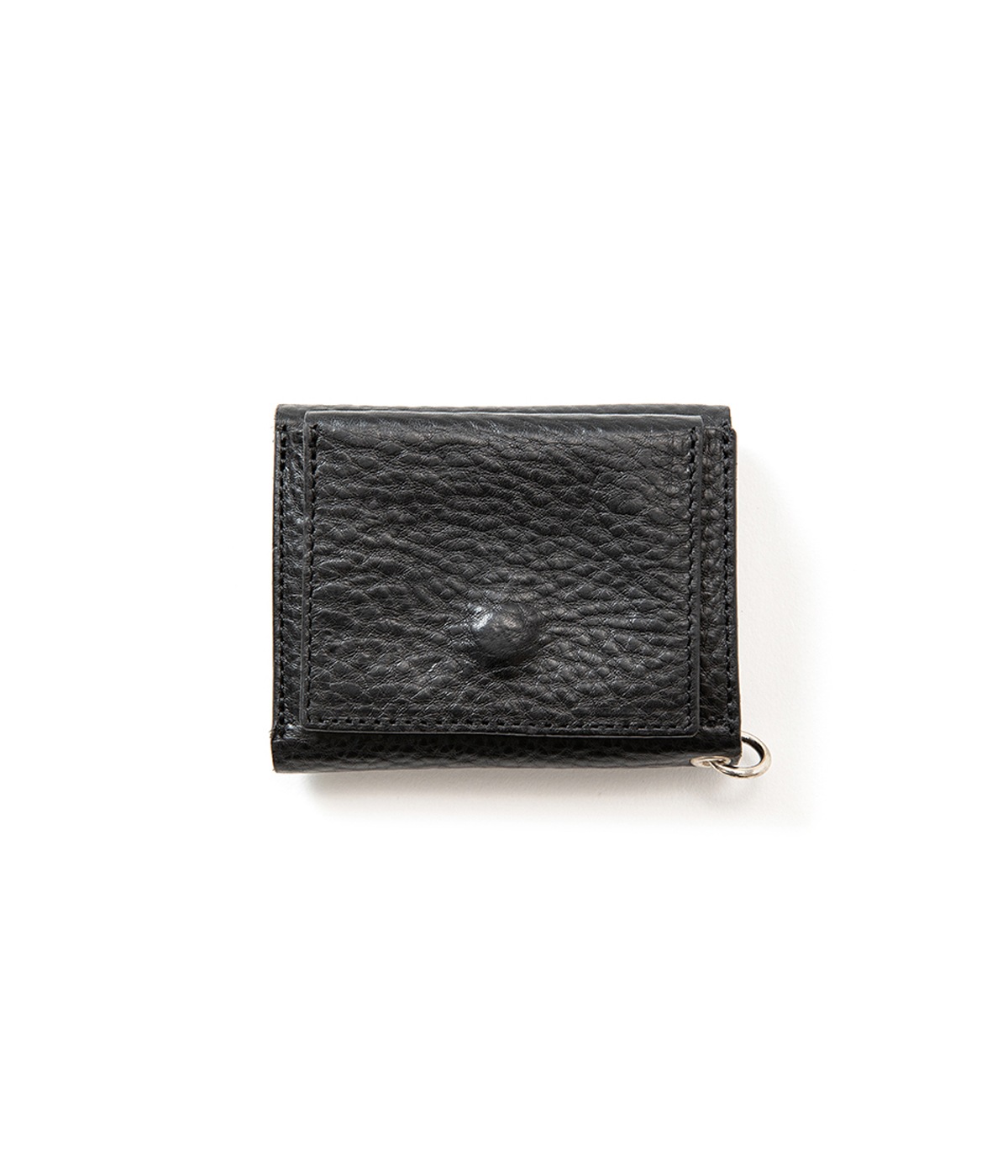 小物 calee STUDS LEATHER TYPE MULTI WALLET CALEE - STUDS LEATHER MULTI WALLET (BLACK) / スタッズ レザー