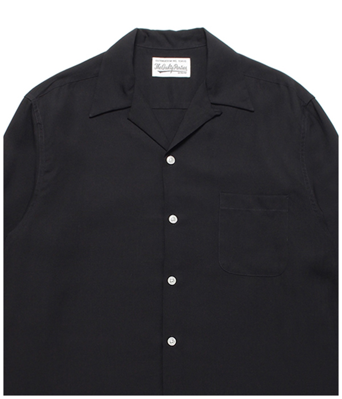 トップス WACKO MARIA 50'S OPEN COLLAR SHIRT S/S ( 50'S OPEN COLLAR SHIRT S/S (TYPE-1)【BLUE】｜WACKO MARIA