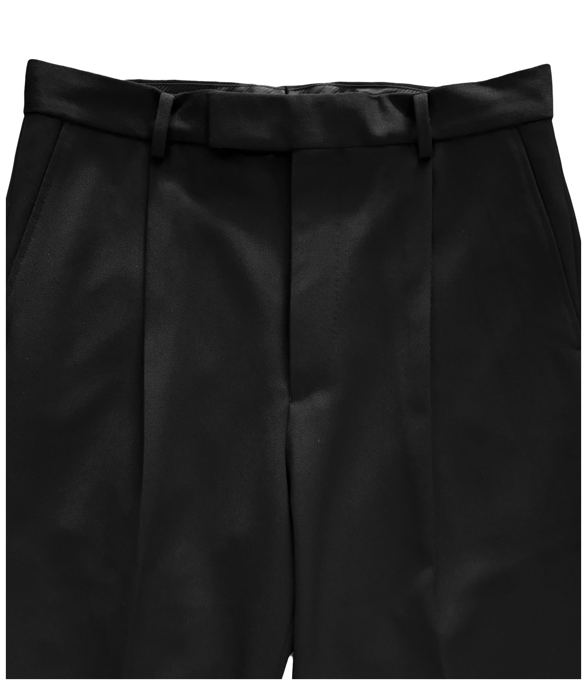 PLEATED TROUSERS (TYPE-2)【BLACK】
