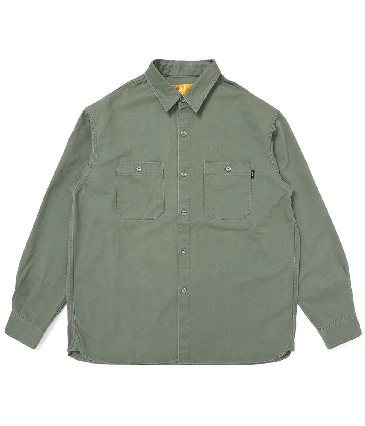 SNAKING LOGO WORK SHIRT【OLIVE】