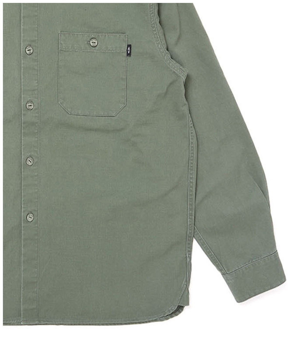 SNAKING LOGO WORK SHIRT【OLIVE】