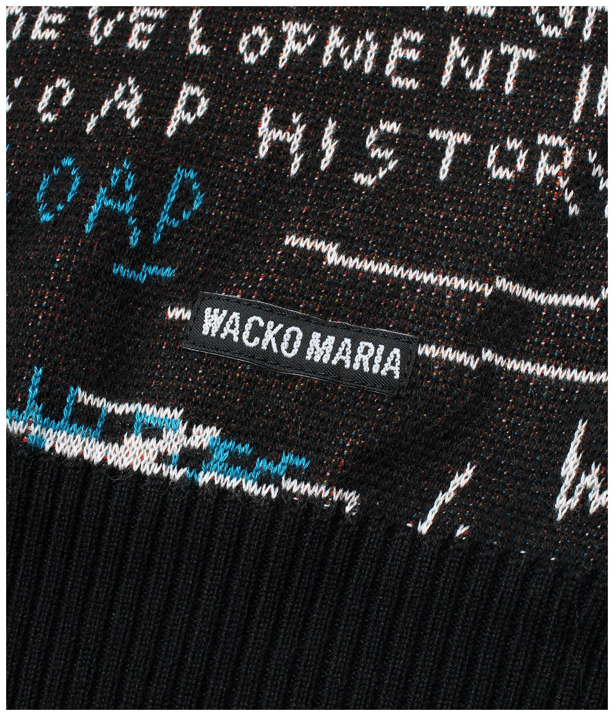 JEAN-MICHEL BASQUIAT / JACQUARD KNIT CARDIGAN (TYPE-1)【ONE