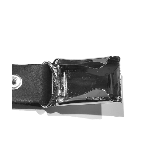 SLIDE LOCK BUCKLE BELT【BLACK】