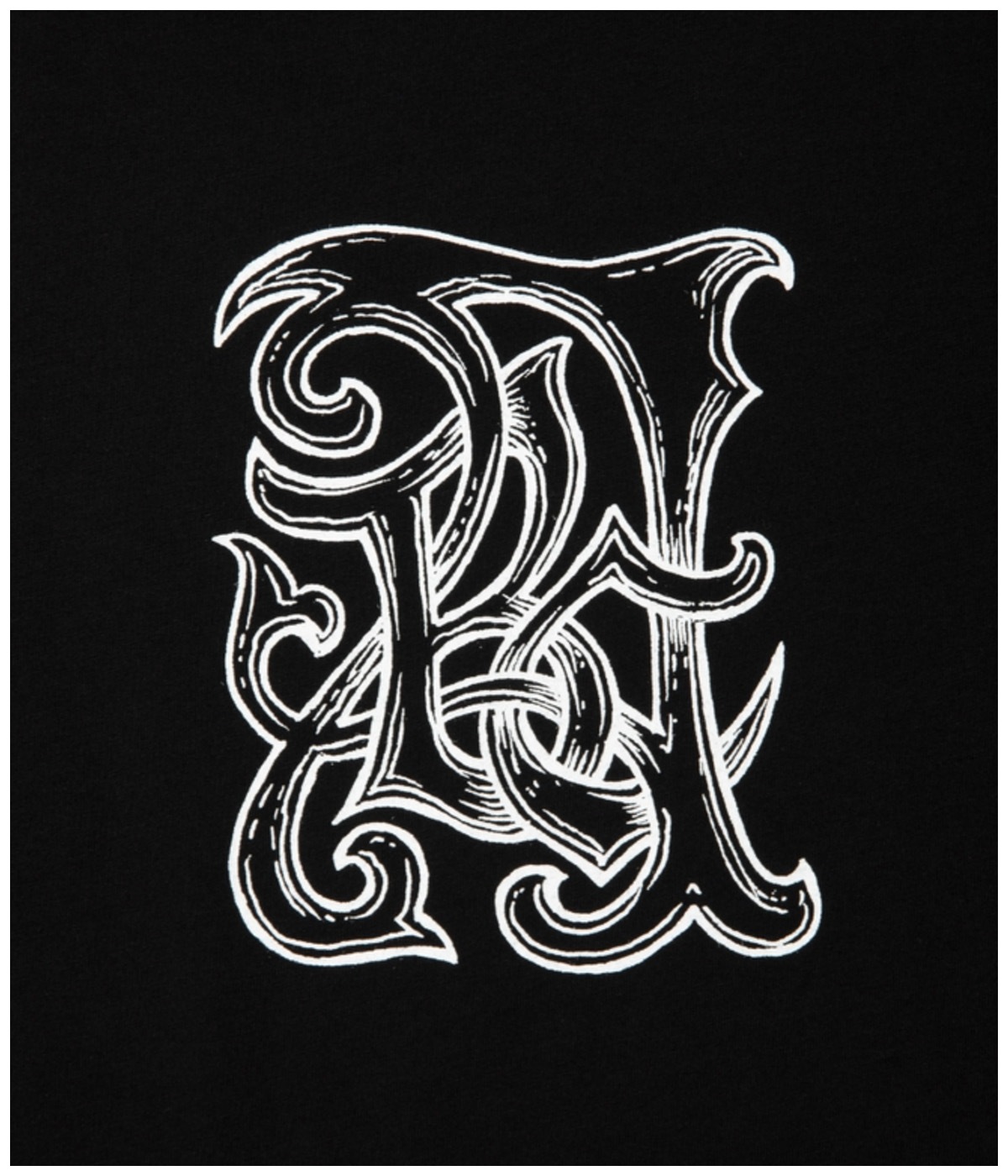 Pima Cotton S/S Tee (Reaper)【PURE BLACK】