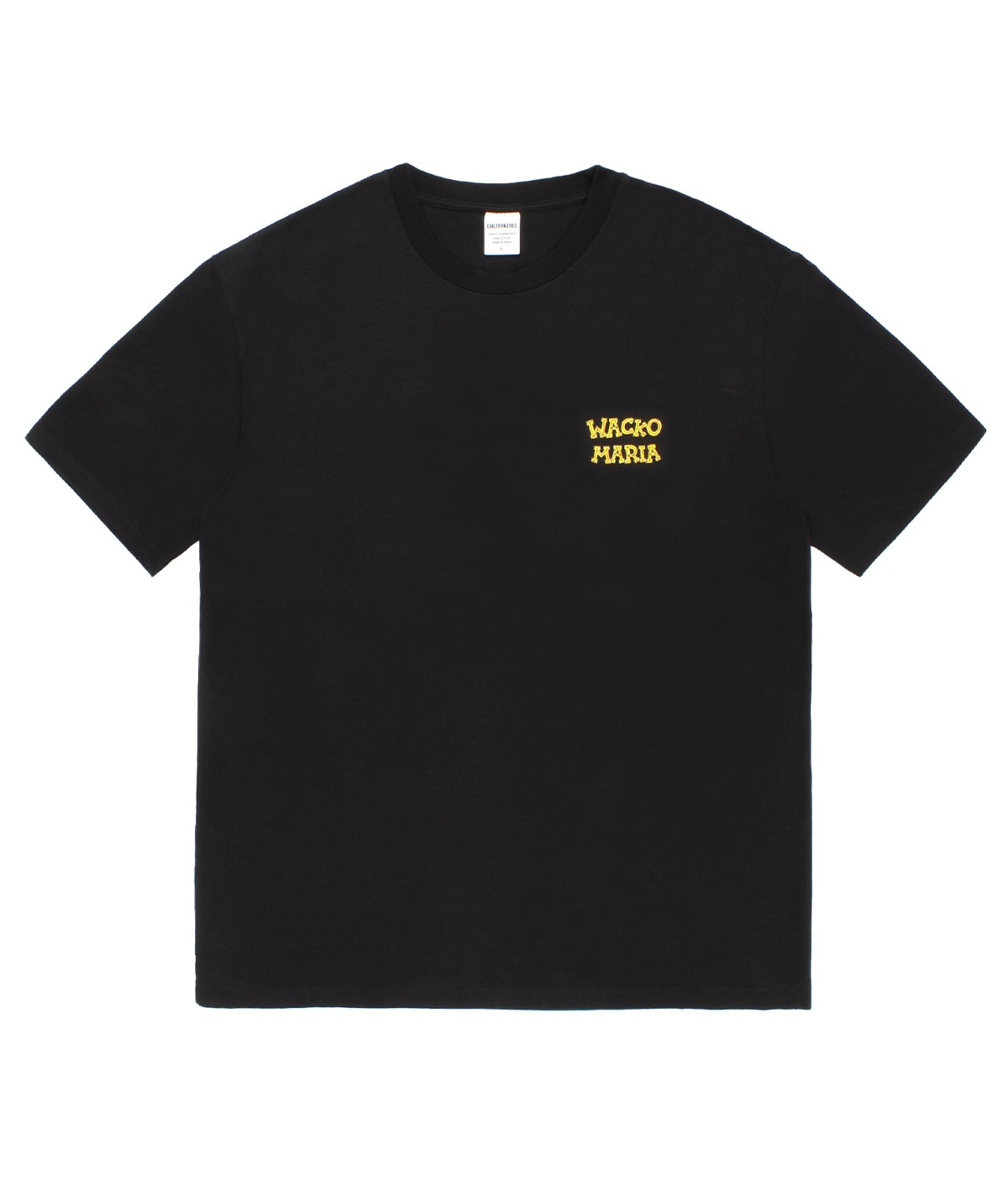 L黒【WACKOMARIA】HEAVY WEIGHT TEE／新品タグ付 TIM LEHI / WASHED HEAVY WEIGHT T-SHIRT【BLACK】｜WACKO MARIA