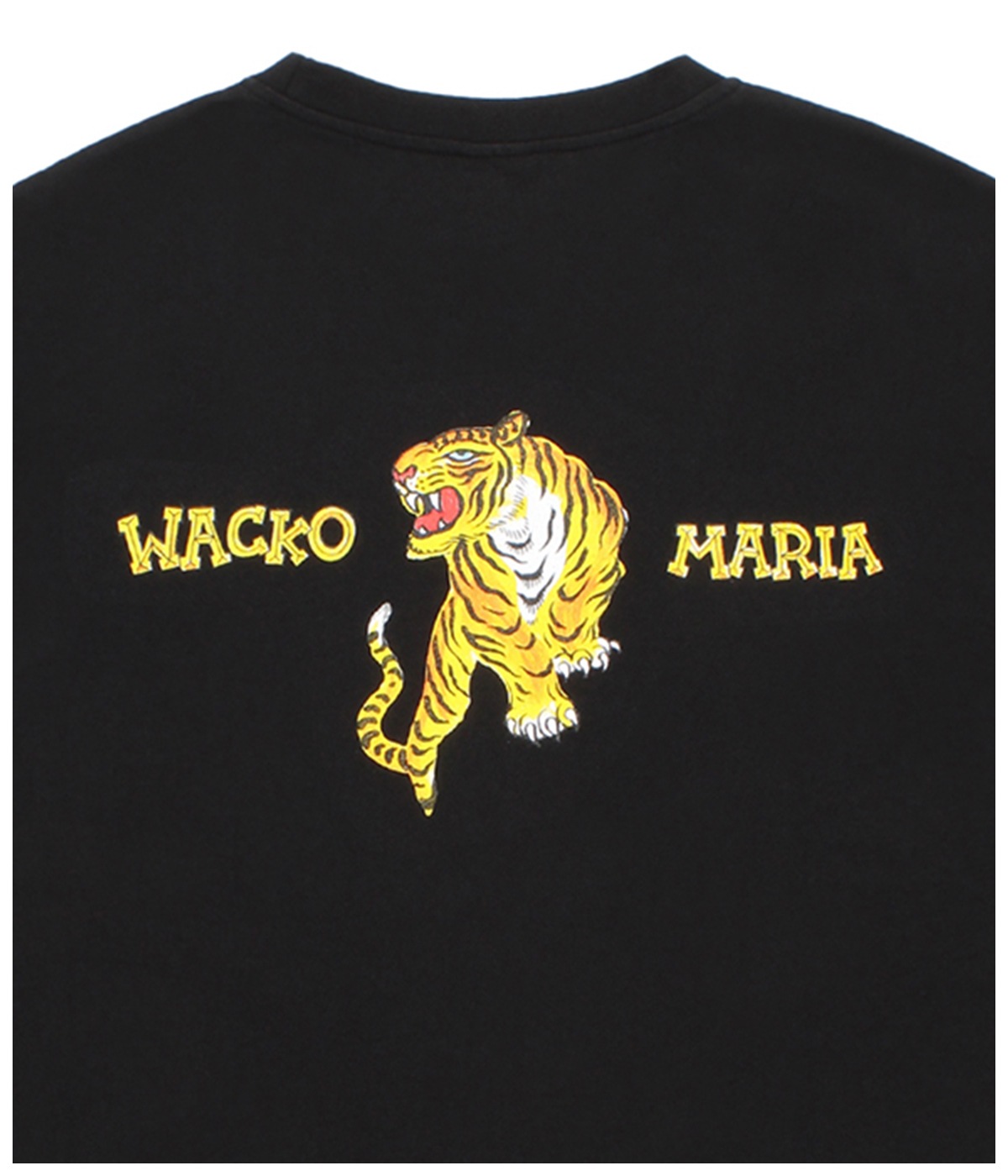 TIM LEHI / WASHED HEAVY WEIGHT T-SHIRT【BLACK】｜WACKO MARIA