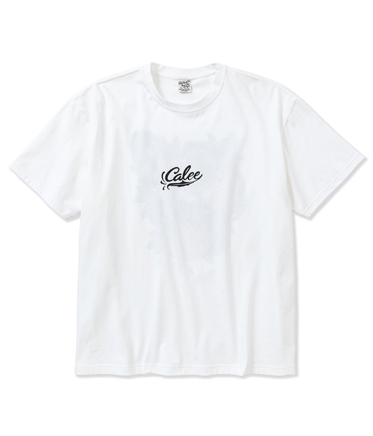 STRETCH CALEE PERMANENT T-SHIRT -NATURALLY PAINT DESIGN-【2 Colors Available】
