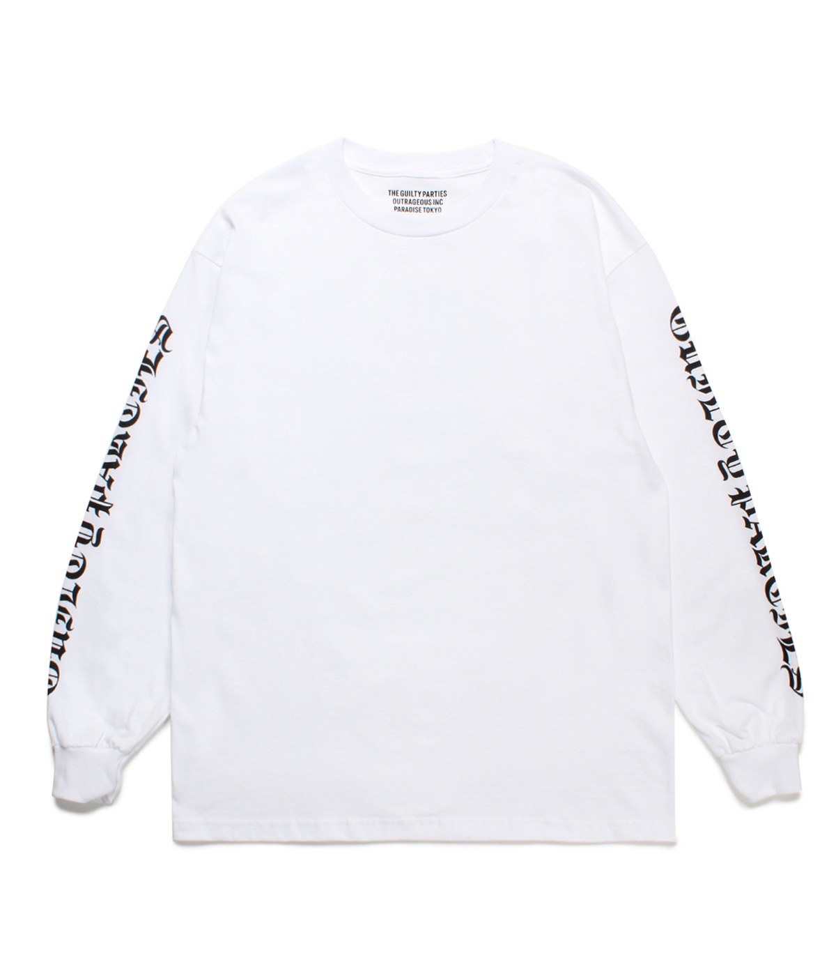 TIM LEHI / CREW NECK LONG SLEEVE T-SHIRT (TYPE-3)【WHITE】｜WACKO