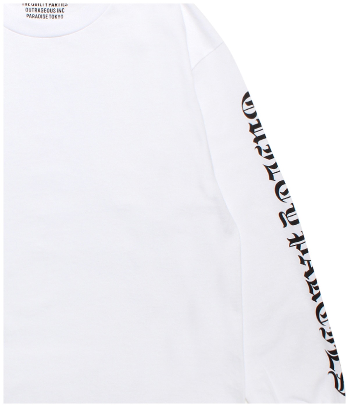 TIM LEHI / CREW NECK LONG SLEEVE T-SHIRT (TYPE-3)【WHITE】｜WACKO