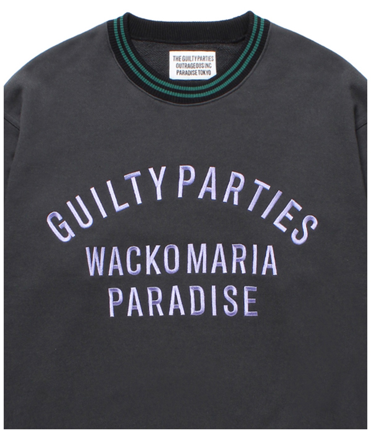 HEAVY WEIGHT CREW NECK SWEAT SHIRT (TYPE-3)【CHARCOAL】｜WACKO