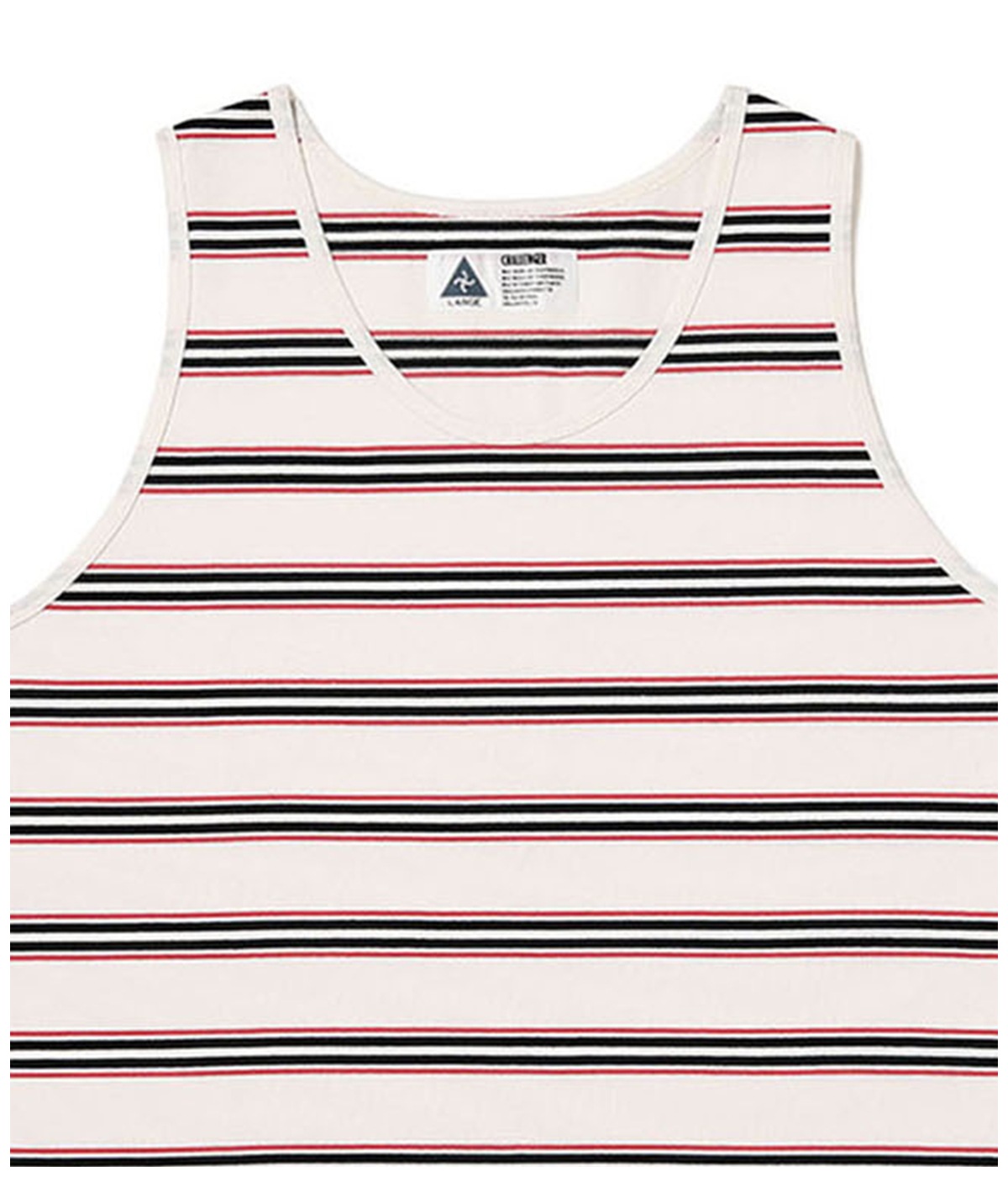 AUTHENTIC BORDER TANK【WHITE】｜CHALLENGER｜MELTING POT（正規取扱