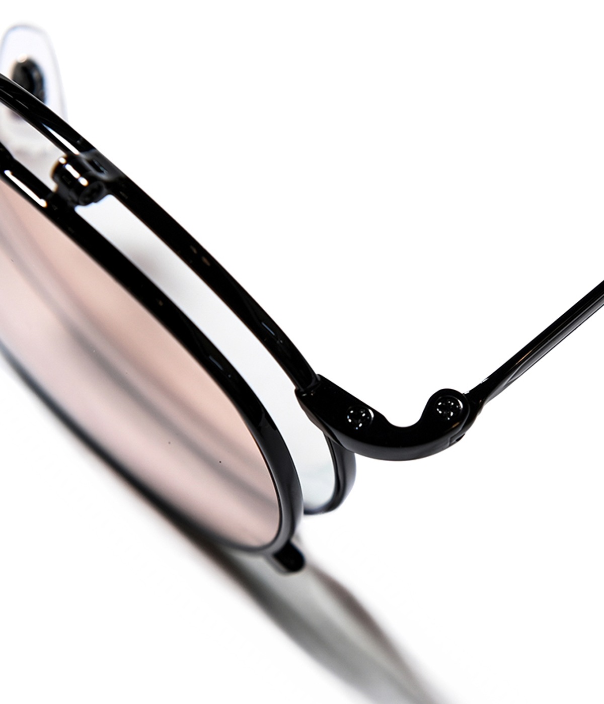 FLIP UP TYPE CIRCLE METAL GLASSES -Limited-【3 Colors Available