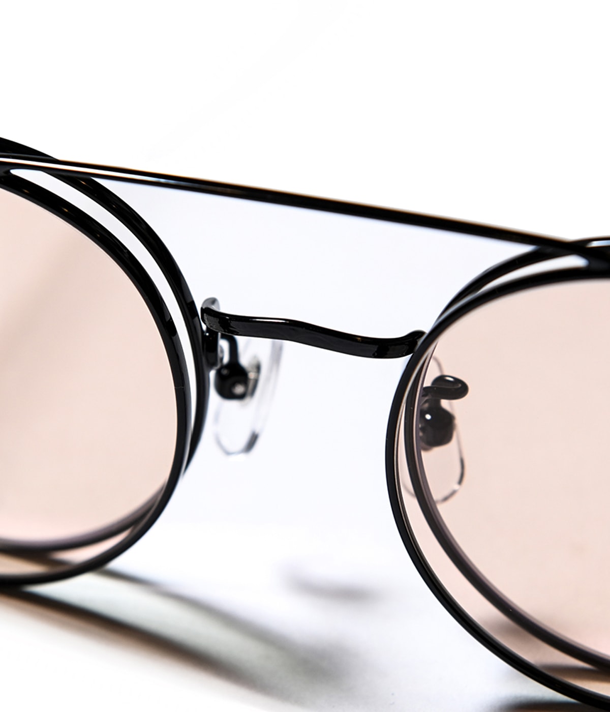 FLIP UP TYPE CIRCLE METAL GLASSES -Limited-【3 Colors Available